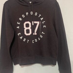 Aeropostale Women's Brown Hoodie Sweater